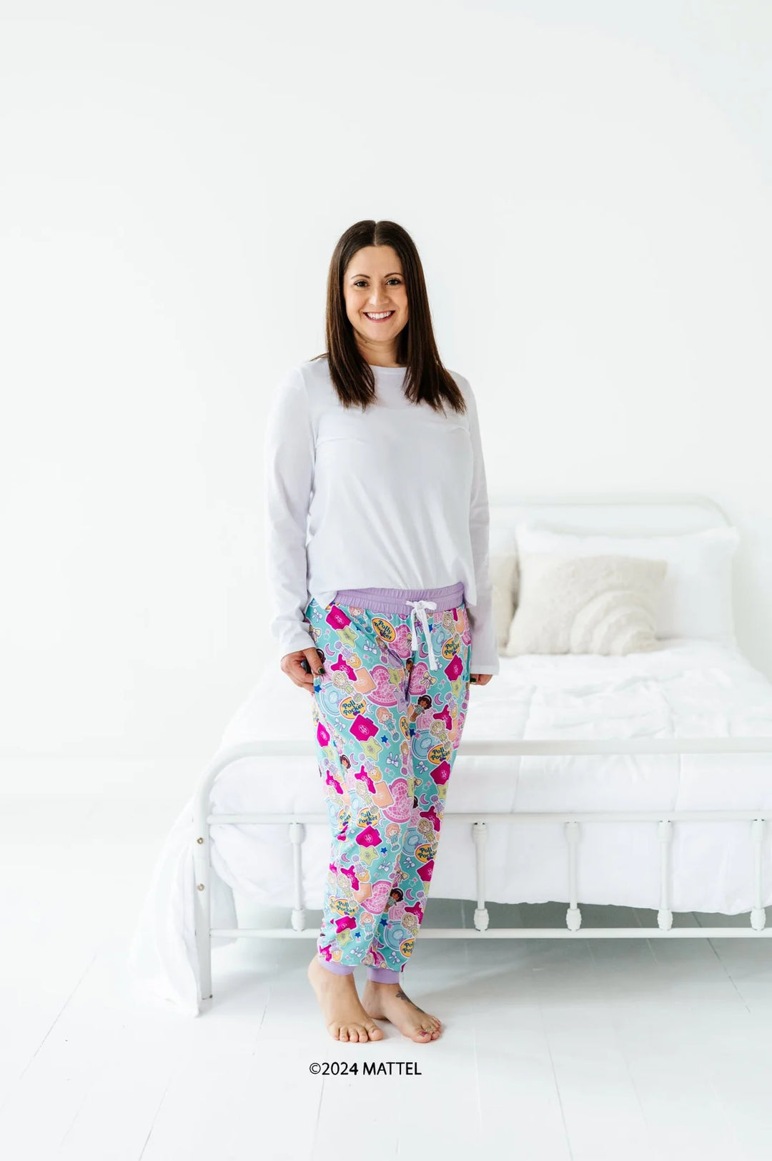 The Sleepy Sloth Polly Pocket Tiny is Mighty Print Women's Sleepy Pants  Pajama Bottoms