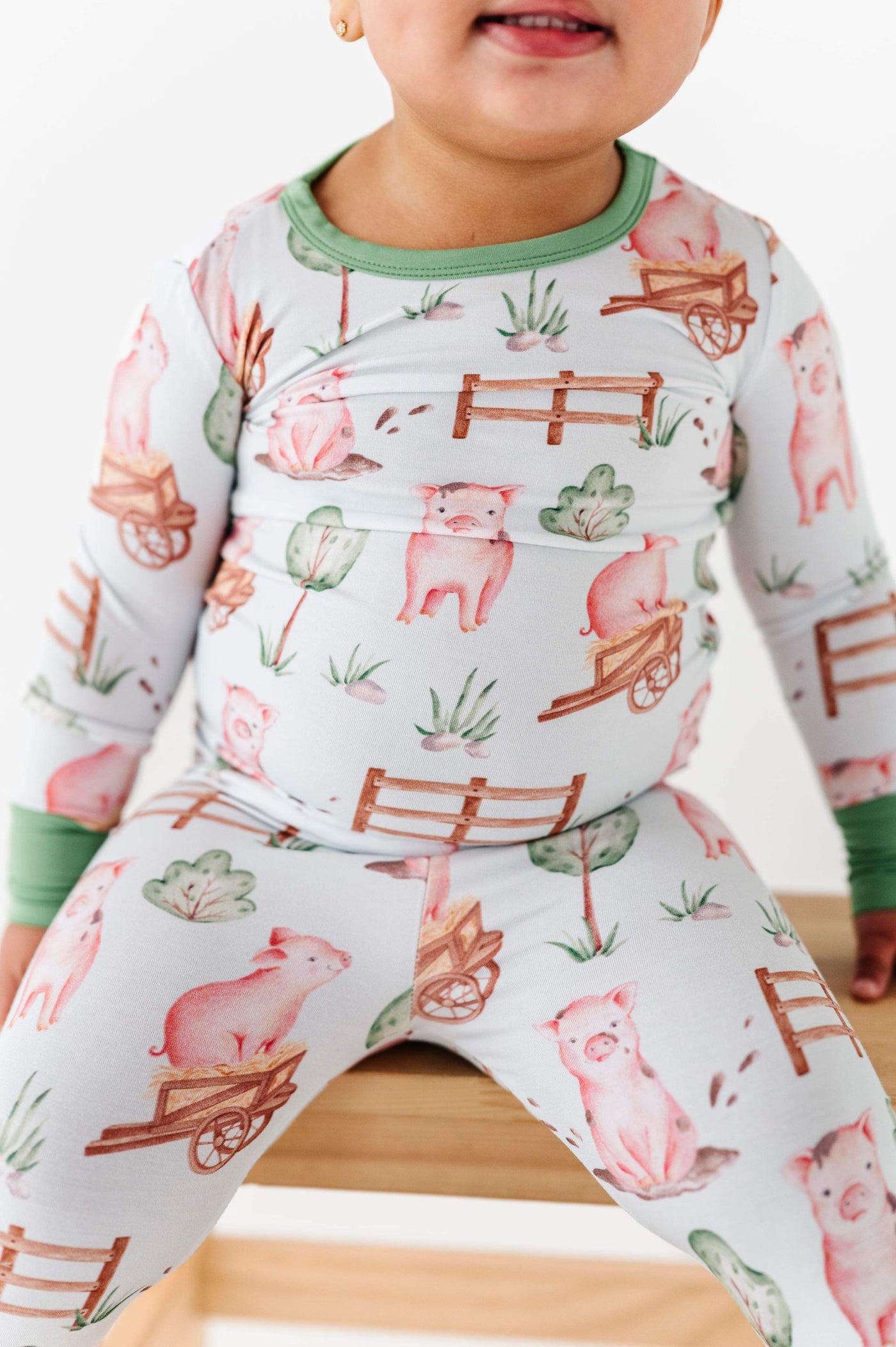 Shop The Sleepy Sloth Piggies Oh So Hamsome Two Piece Jammies Pajamas at Purple Owl Boutique