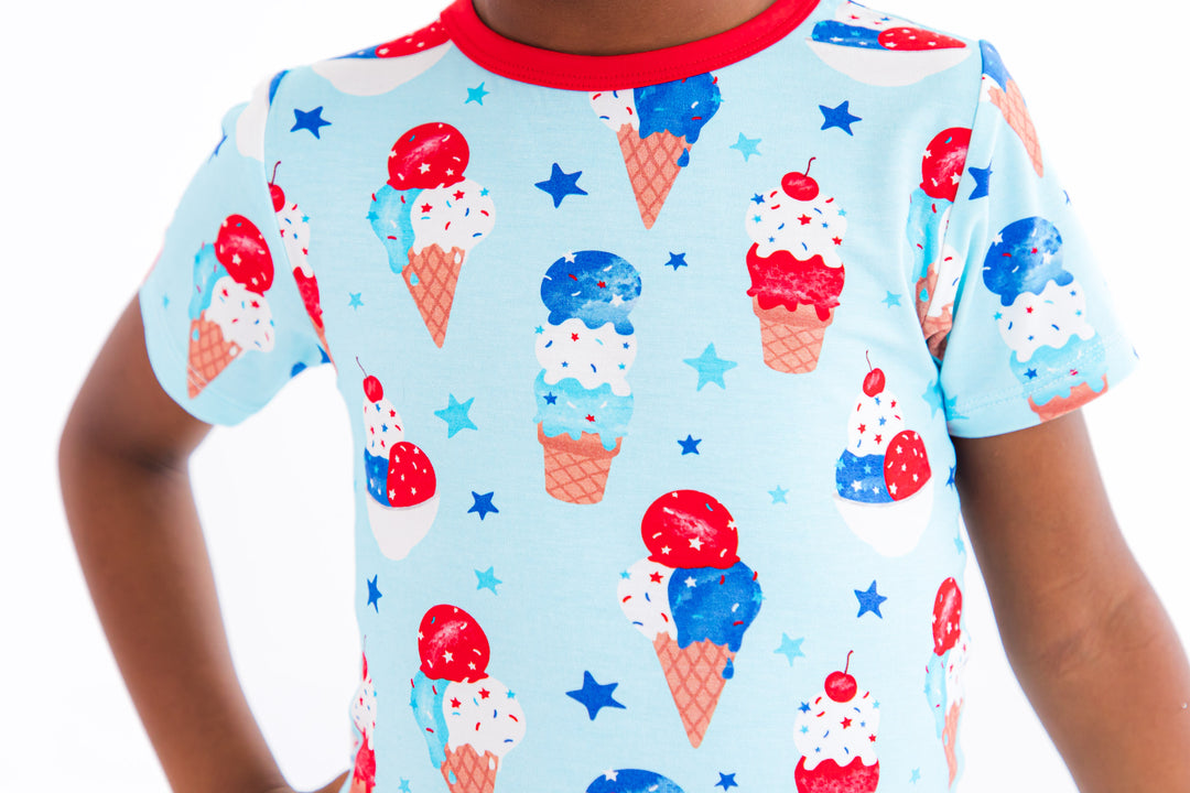 Cream Cone Carters Ice Cream Pajamas Birdie Bean Carter Blue Ice