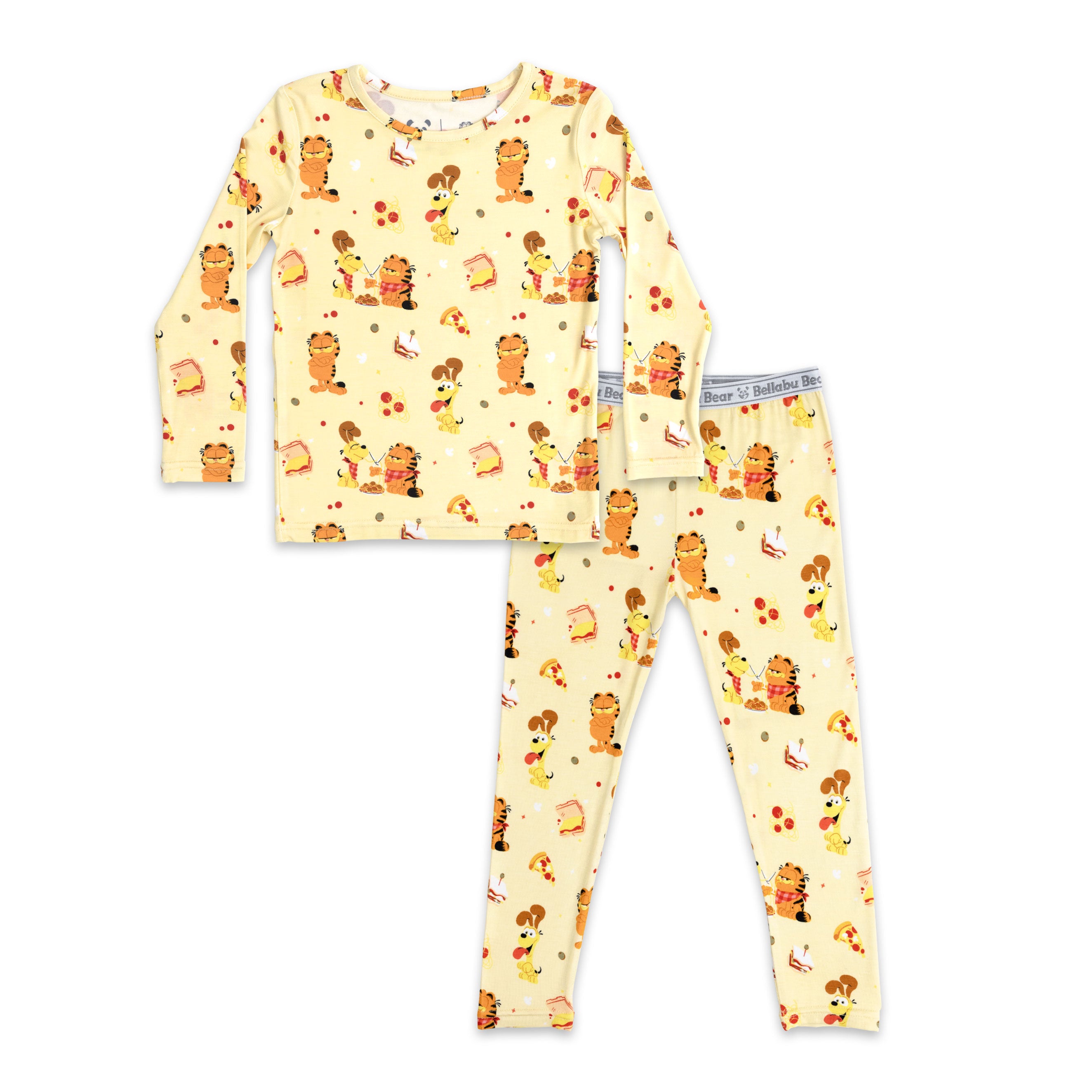 Bellabu Bear Garfield The Movie Bamboo Pants Set Kids Long Sleeved Pa