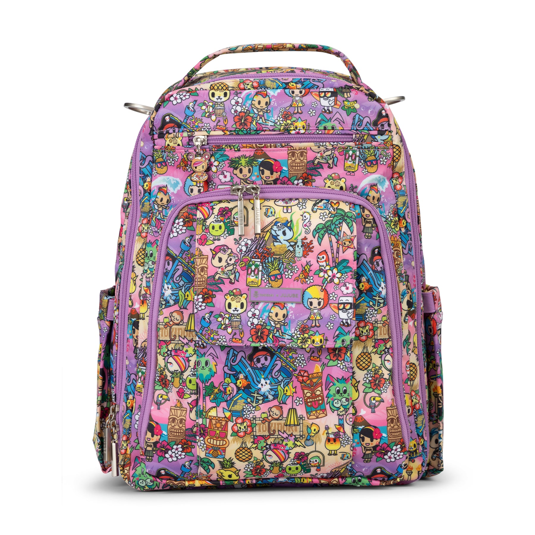 JuJuBe x Toki Doki Be Right Back Backpack Diaper Bag in Toki Tiki