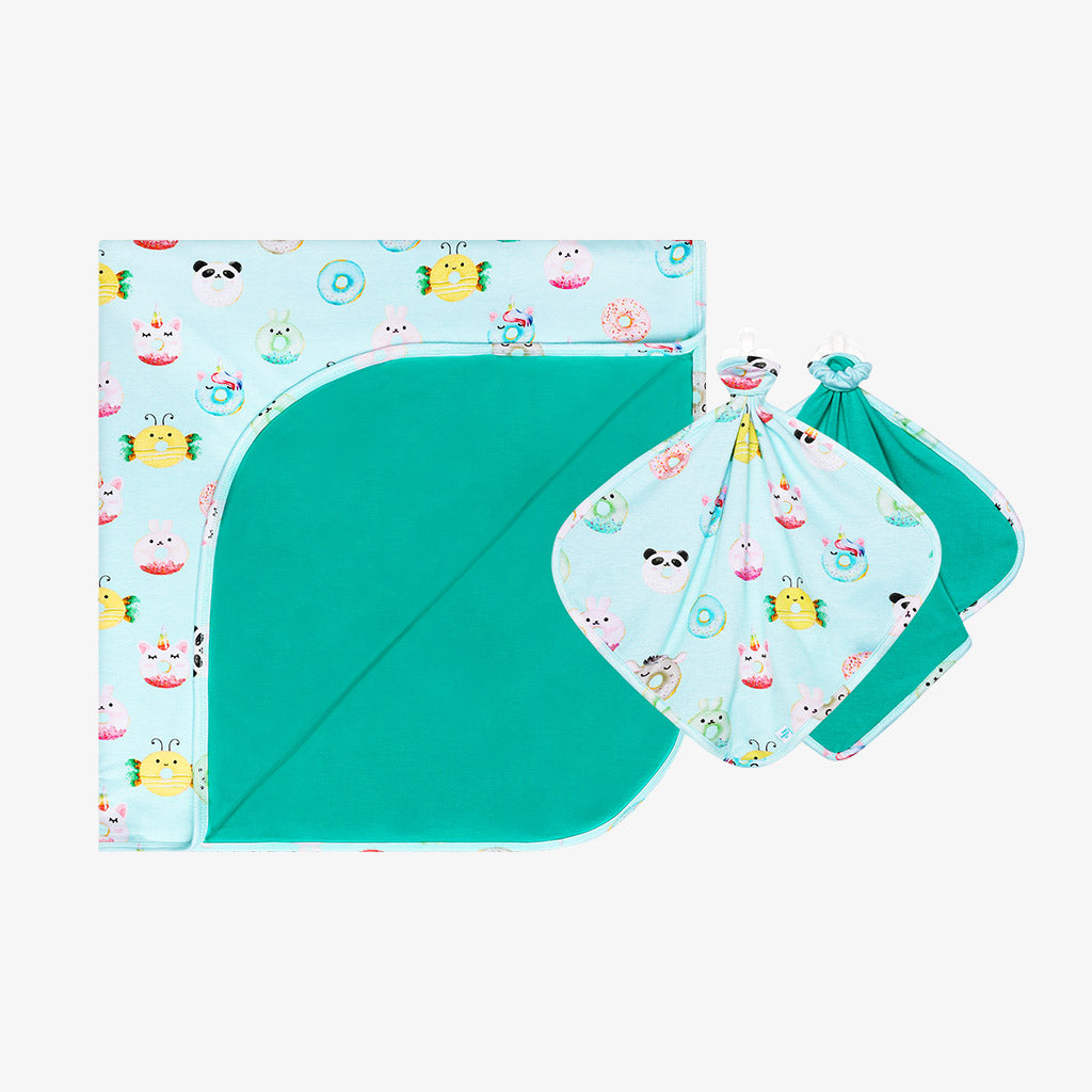 Posh Peanut Patoo & Lovey Set in Donuts Purple Owl Boutique